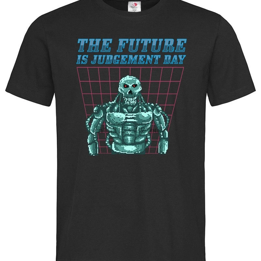 Терминатор вдохновил будущее это судьба день пикселя искусство унисекс Удобная