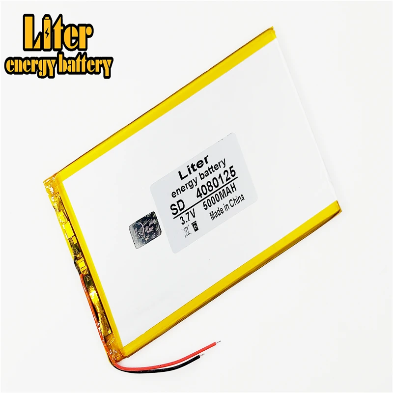 4080125 3780125 Tablet PC 8 cable с емкостью аккумулятора 5000mAh Универсальная батарея |