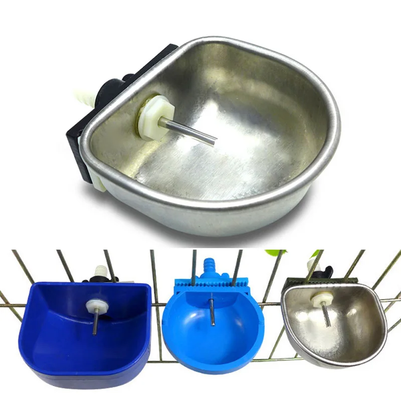

Rabbit Feeder Drinker Fix Bowls For Animal Stainless Plastic Pet Feeding Equipment Supplies Rabbit Accessories For Household