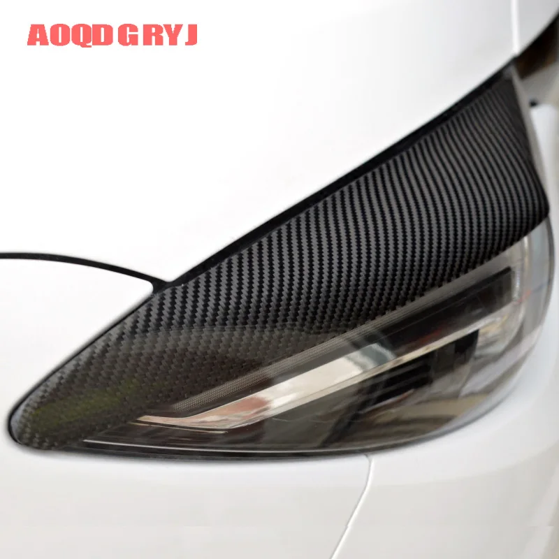 Аксессуары для стайлинга автомобиля 2 шт. Mazda 3 Axela Sedan Hatchback 2017 2018 углеродное