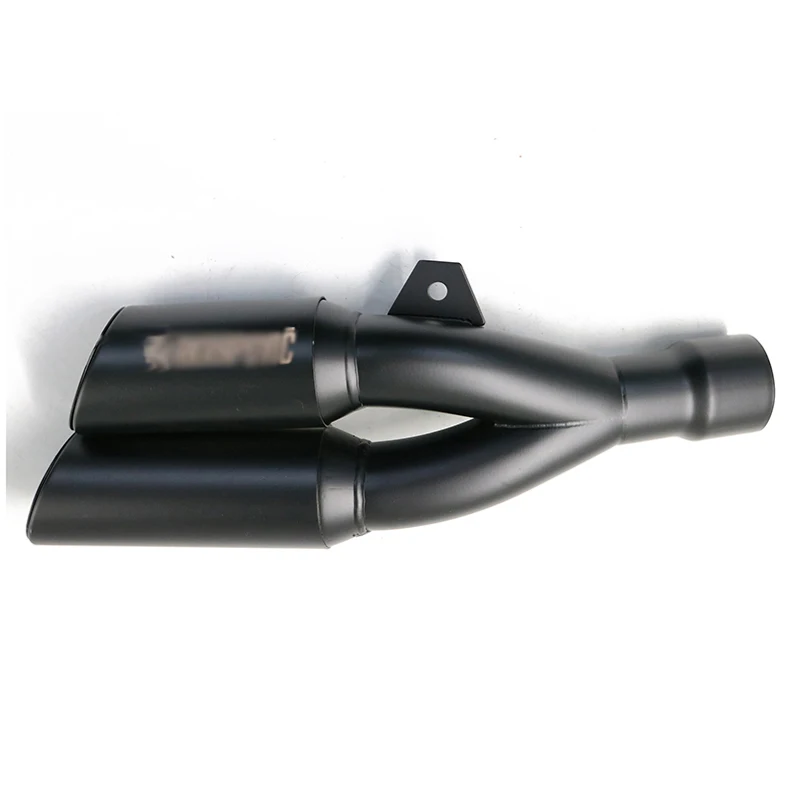 

Motorcycle Exhaust Stainless Steel Muffler Escape Silencer Double Hole Scooter db killer For s1000xr yamaha fz8 honda cb650f