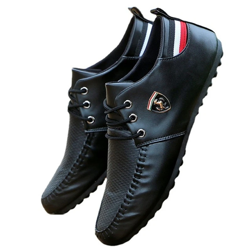 

Men's Shoes Men's Soft-Soled Breathable Non-Slip Driving Shoes Spring And Autumn Men's Peas Shoes British Sports Casual Shoes