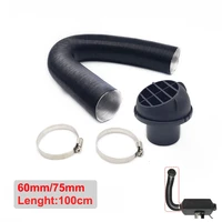 75mm heater pipe duct warm air outlet 2x hose line clip blown air parking heater for eberspacher webasto propex