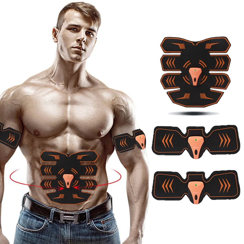 EMS Muscle Stimulator Smart Fitness Abdominal Training Wireless Trainer Electric Weight Loss Stickers Body Slimming Massager | Красота и