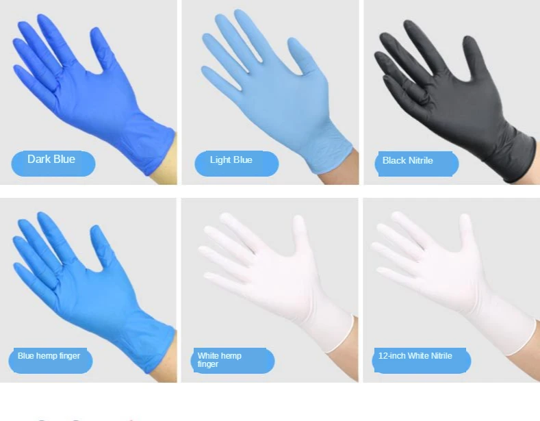 50 пар пластиковых перчаток нитриловые промывочные длинные защитные резиновые