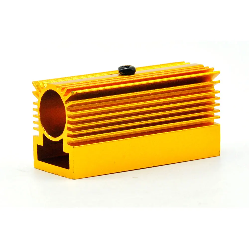 

12 мм Золотой держатель кронштейн радиатор для синего, зеленого, Красного ИК RGI лазерного модуля указки охлаждения