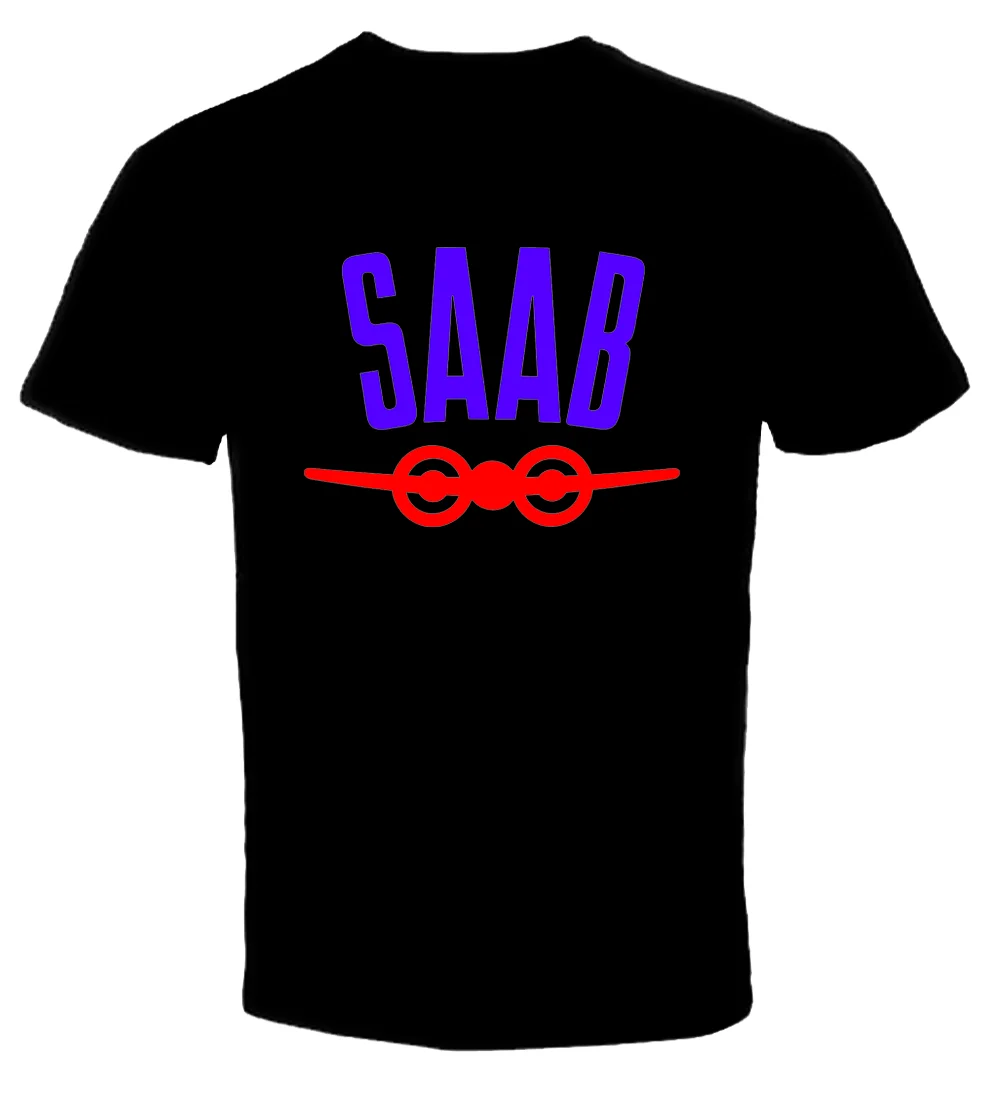 Мужская футболка с логотипом SAAB модная повседневная унисекс бесплатная доставка