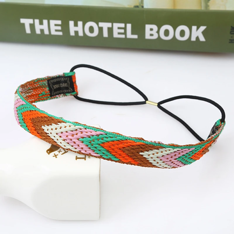 Этнические Бохо повязки на голову с вышивкой для девочек женские винтажные