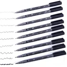 Маркер STA для художественных набросков, комиксов, водостойкий, пигментный лайнер на водной основе для рисования, школьные и офисные принадлежности