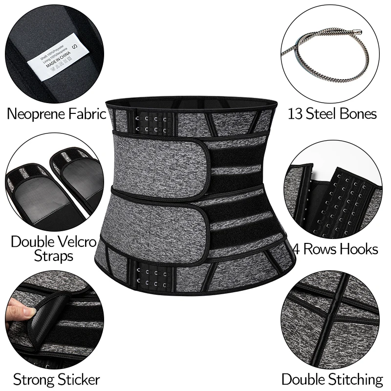Мужские корсеты для тренировки талии триммер сауны и похудения формирователь