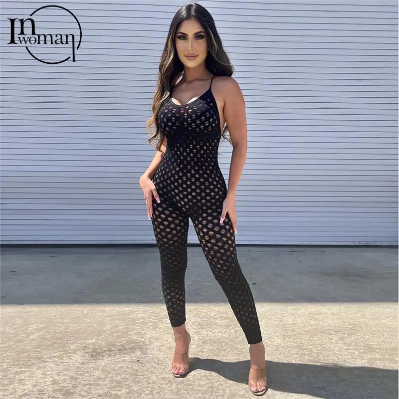 

Женский комбинезон с открытой спиной, Осень-зима