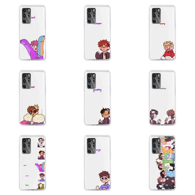 

Dream Smp Phone Case Transparent For Huawei honor V 9 8 10 20 7 i S A C X pro lite play Soft TPU Clear Mobile bags