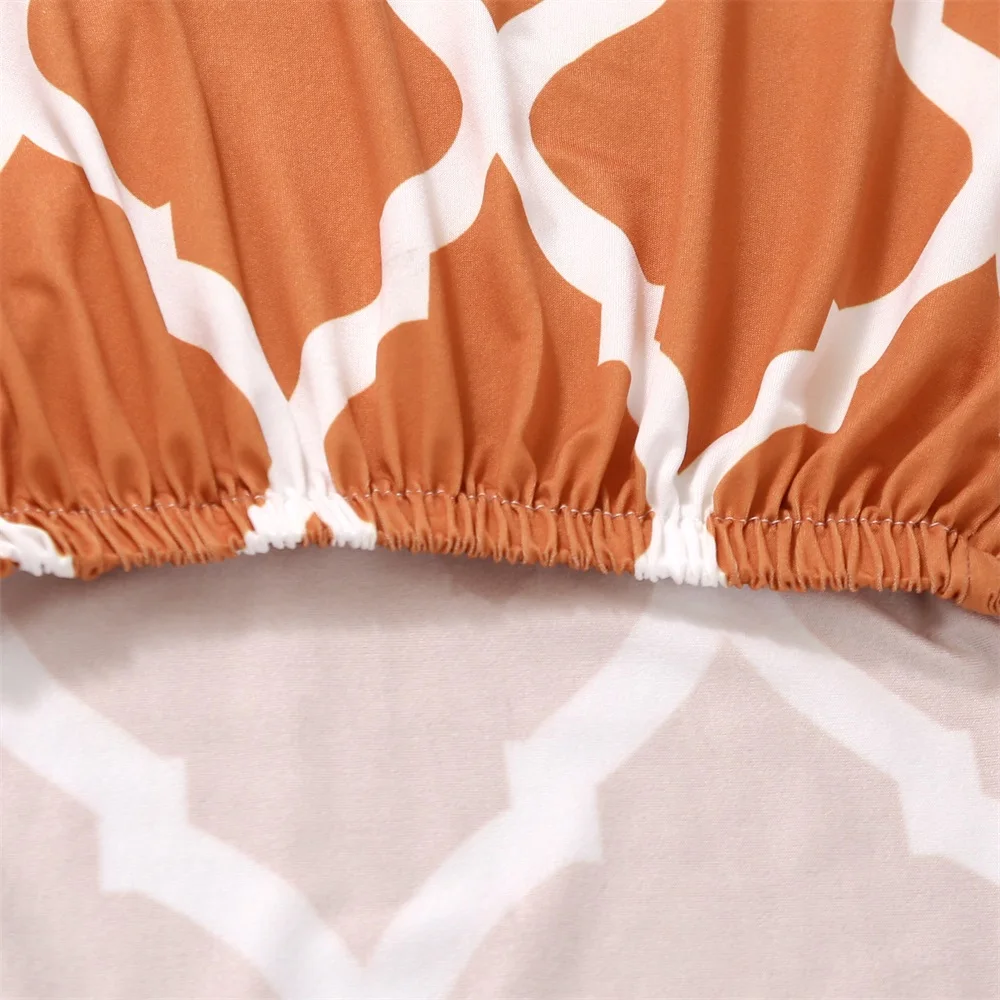 Клетчатый чехол для кресла спандекс эластичный современный сидений на кухне