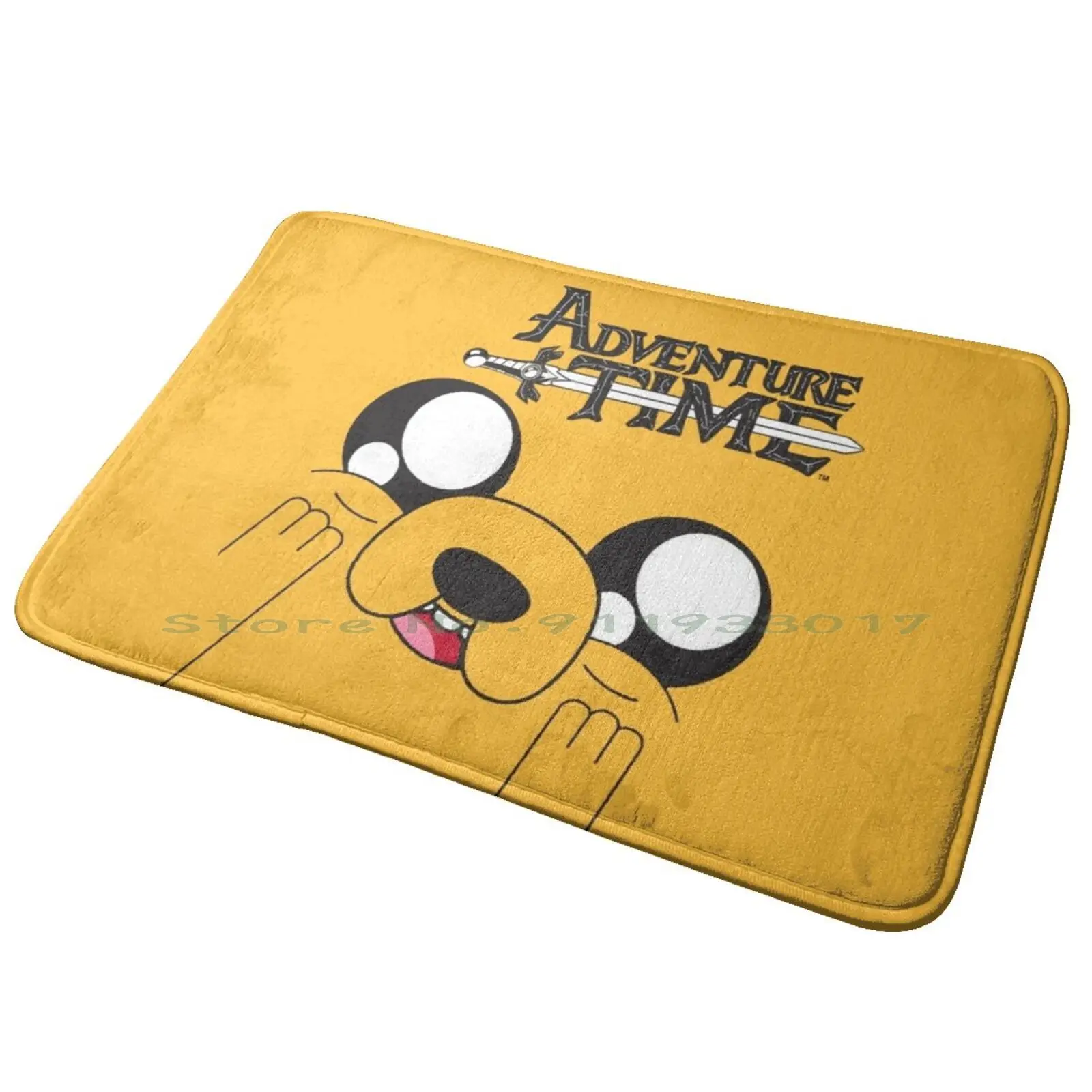 

Коврик для входной двери Jake The Dog, коврик для ванной, коврик adventuretimerbppмpro, приключения времени, Джейка, собака, Финн, человек, милый мультяшный