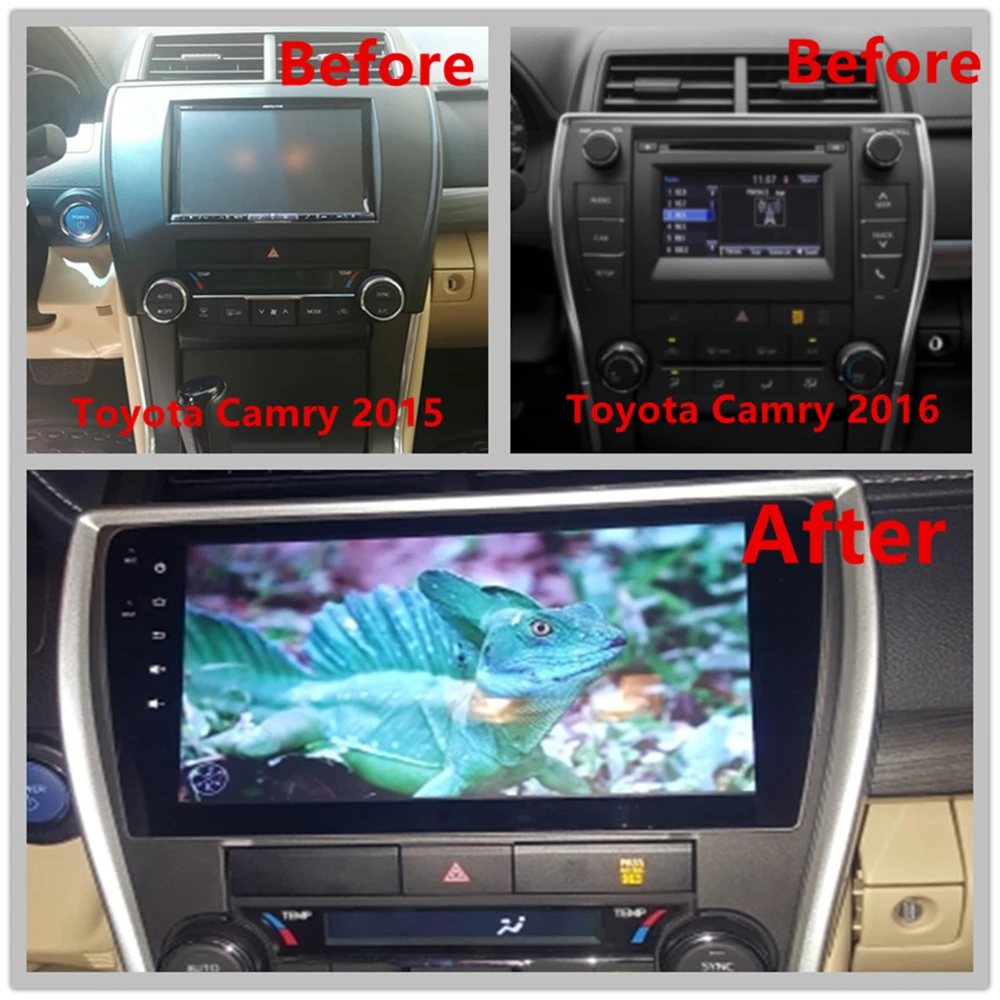 10 1 &quotВосьмиядерный Android 8 автомобильный Радио GPS стерео для Toyota Camry 2015 2016 2017 Авто