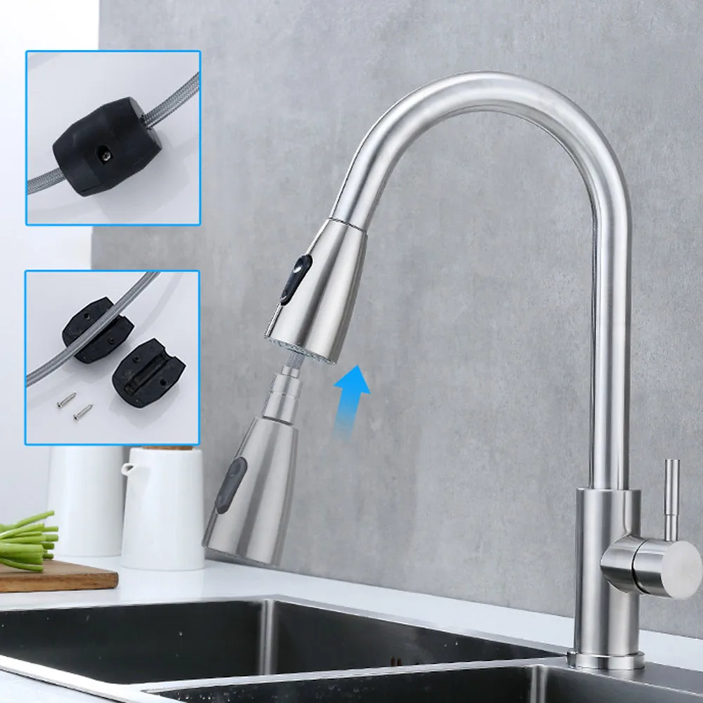 

Shower Sprinkler Kitchen Spray Nozzle Tap Pull Out Faucet Quick-connect Hose Pull Out Kitchen Water Filter Tap