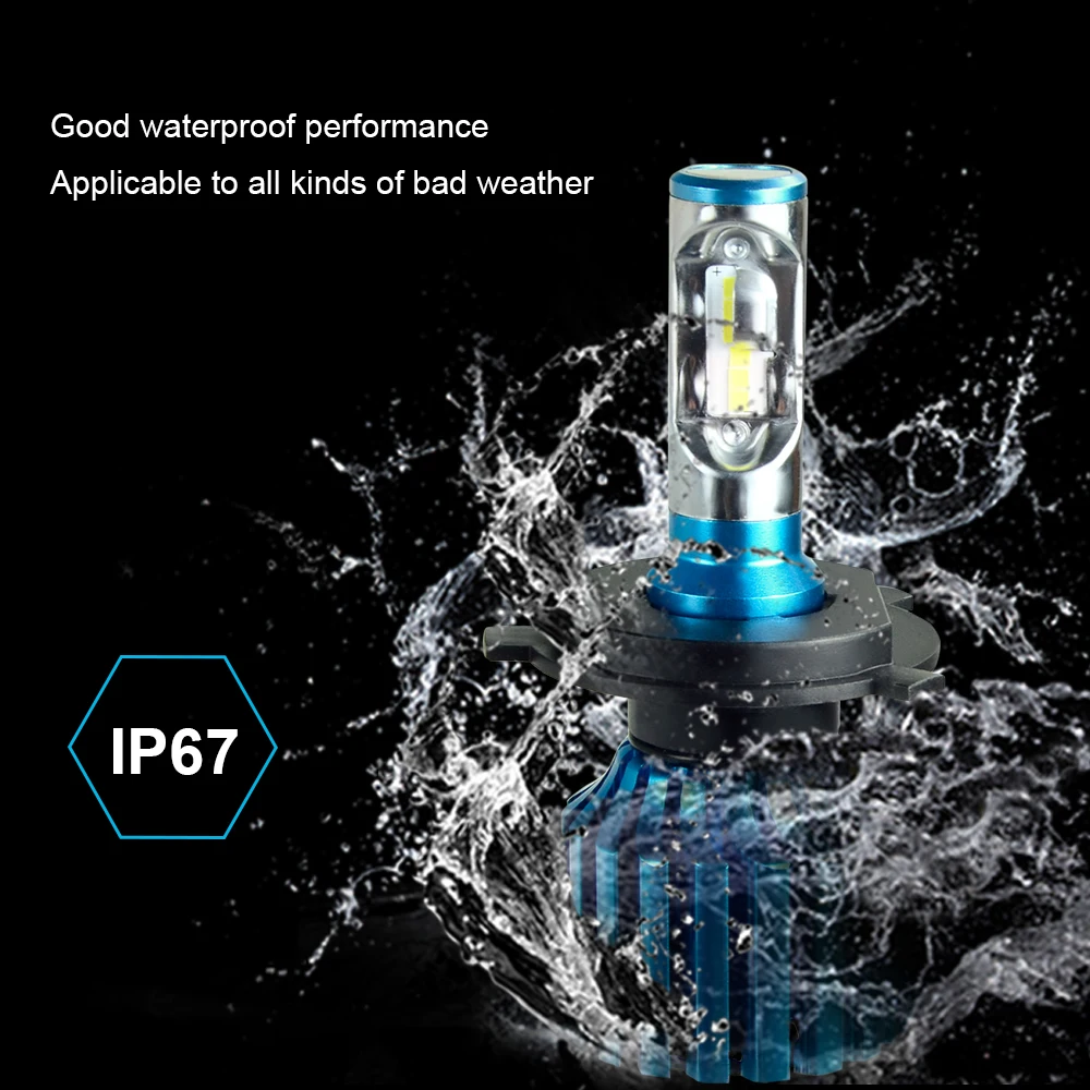 V1S водить мотоцикл головной светильник светодиодный H4 H7 светодиодного