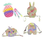 Новый Поппер сенсорный Поппер силиконовая сумка для хранения эспандер Поппи декомпрессионная монета кошелек игрушка-антистресс