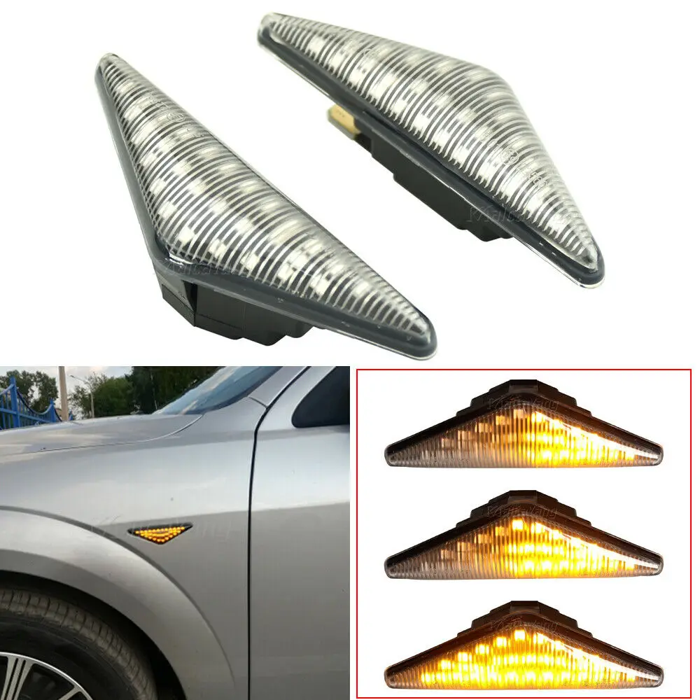 Динамический сигнал поворота светильник светодиодный боковина крыла маркер