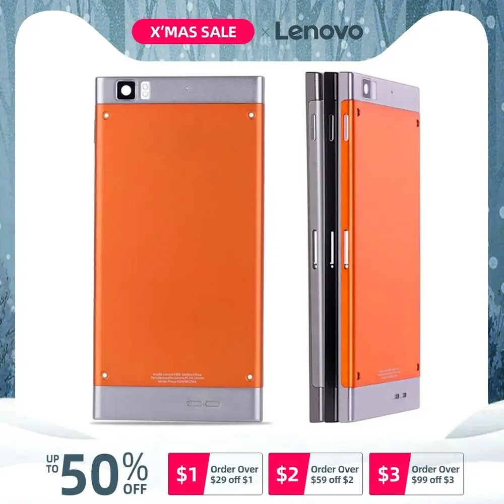Задняя крышка для lenovo K900 на батарею черный