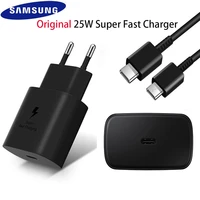 original samsung galaxy note 10 25w super fast charging adapter pd charger 100cm usb c to usb c cable for s20 ultra s20 a71 a91