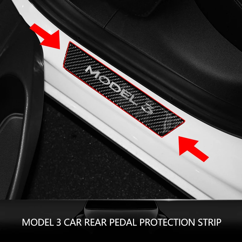 Защитная полоса Model3 для автомобильной педали Tesla Model 3 2021 аксессуары украшения