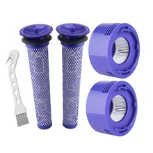 2 Pack Pre-Filters and 2 Pack HEPA Post-Filters Replacements Compatible Dyson V8 and V7 Cordless Vacuum Cleaners