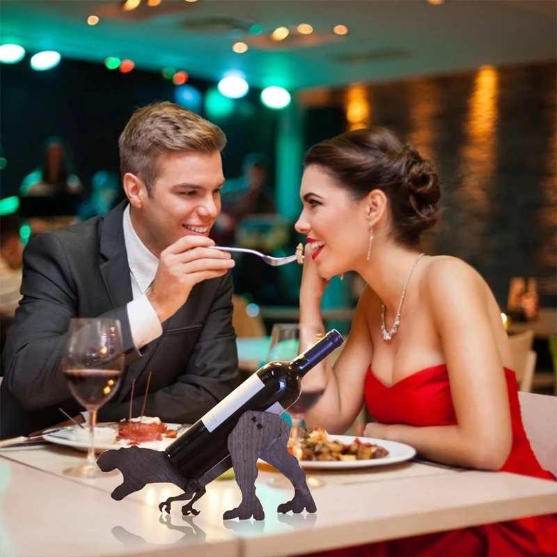 

Wine Bottle Racks Dinosaur Red Wine Rack Creative Wine Holder Stand Shows Home Decoration Bar Cabinet Wines Rack