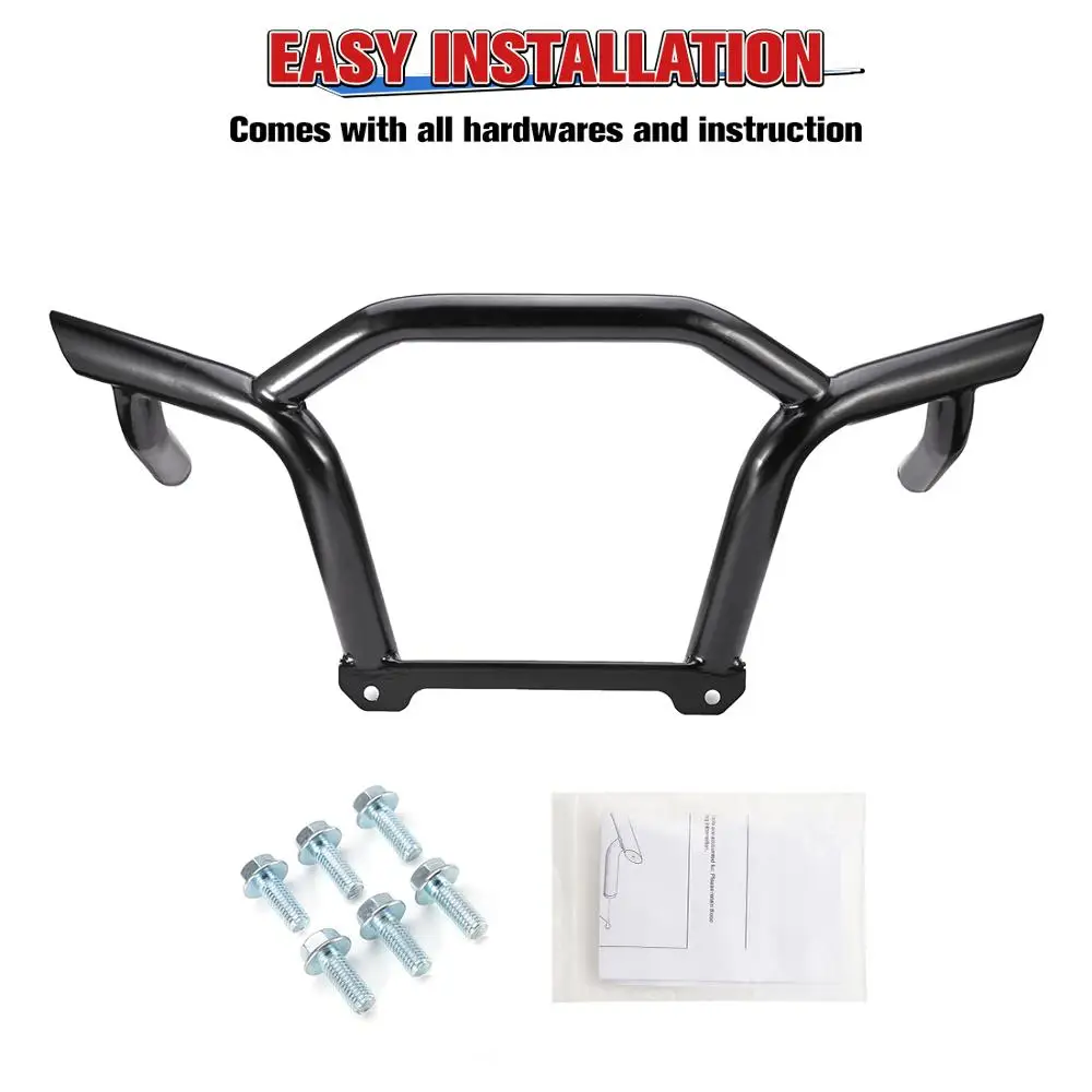 

For Polaris UTV Front Brush Guard Bumper Matte Black Compatible with Polaris RZR PRO XP 4 Premium Ultimate 2020 2021 2883746-751