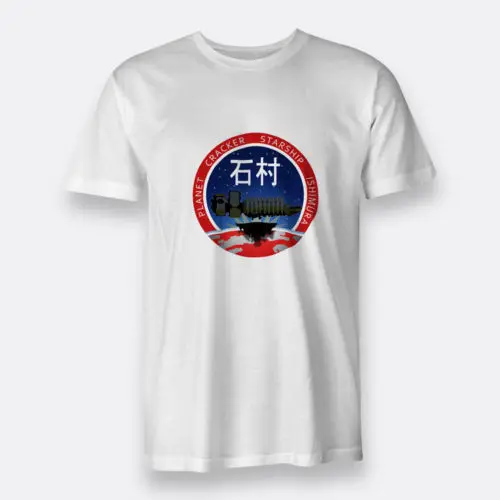 Ishimura Planet Cracker Starship мужские футболки от S до 3XL белая футболка с принтом хлопковые