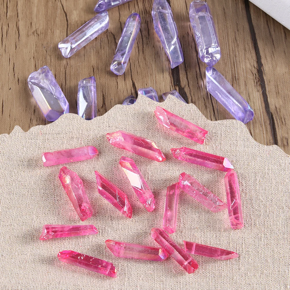 4 шт. подвеска из натуральных камней аметист розовый кварц|Камни| |