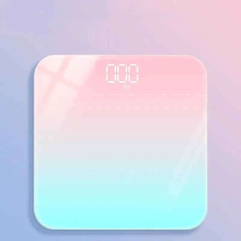 Градиентные цветные весы для ванной комнаты цифровые до 180 кг напольные умные