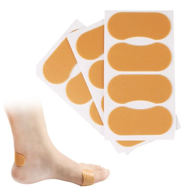 20 шт./упак. клейкие Нескользящие наклейки для ног водонепроницаемые на высоком