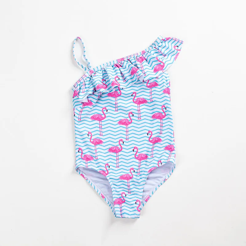 Детский купальный костюм с рюшами Боди для новорожденных Цельный купальник