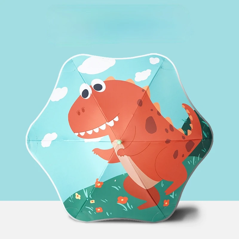 

Зонт детский из светоотражающего волокна, с закругленными углами и длинной ручкой