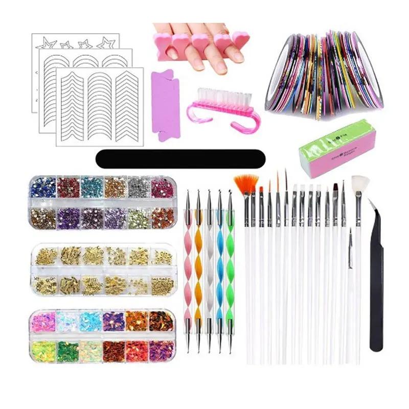 

Nail Tools Acrylic Nail Polish Brush Set UV Gel Polish Painting Painting Pen Pen Nail Dotting Set Cleaning Brush Nail Tool Set