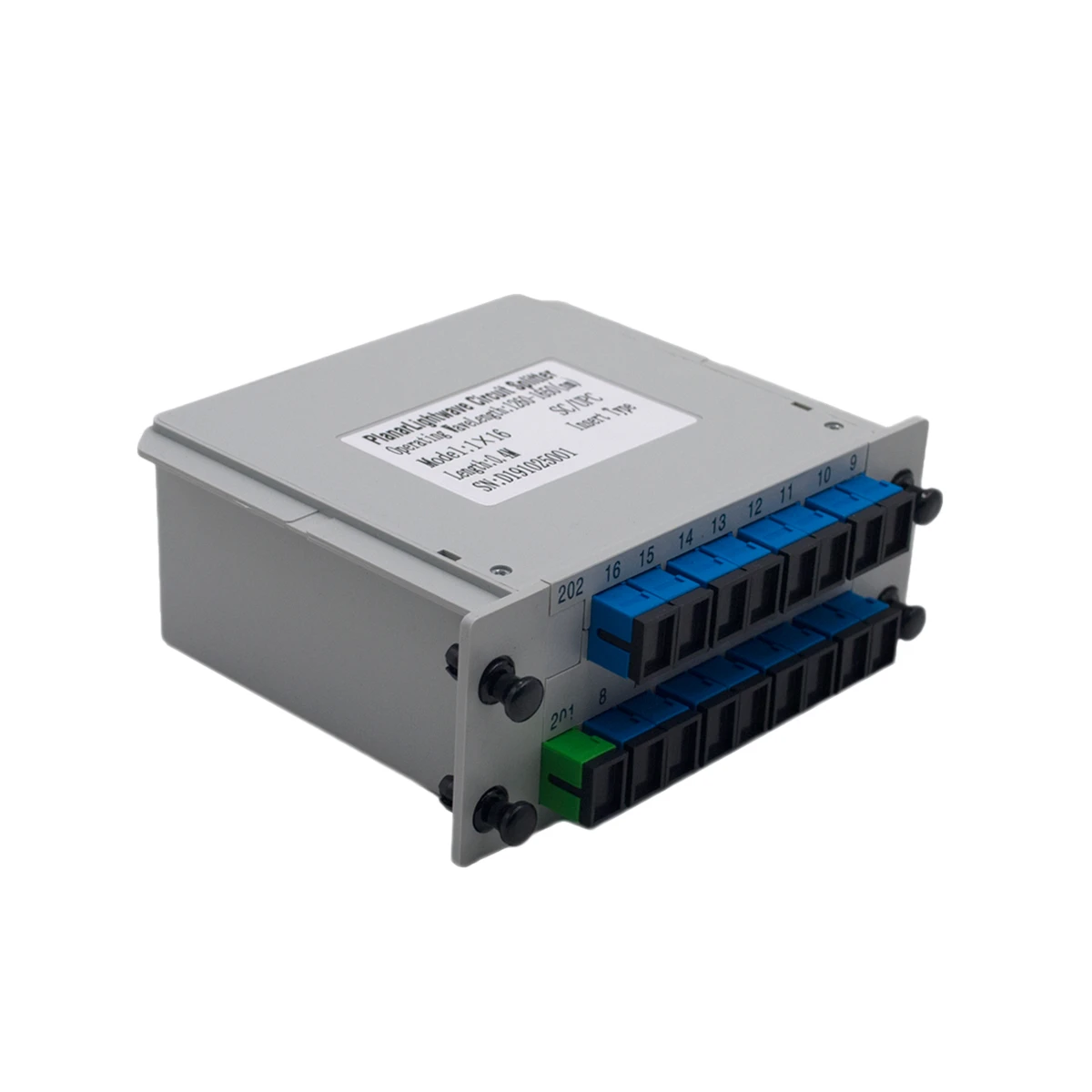 SC-UPC 1*16 Волоконно-Оптический FTTH коробка передач для высокочастотной связи по