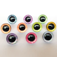 14 25mm new toy safety eyes 3d doll eyes jelly color fabric washer for diy plush doll