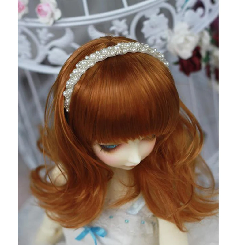 Шарнирная кукла повязка для волос с жемчугом зажимы куклы 1/6 1/4 1/3 Blyth салонная