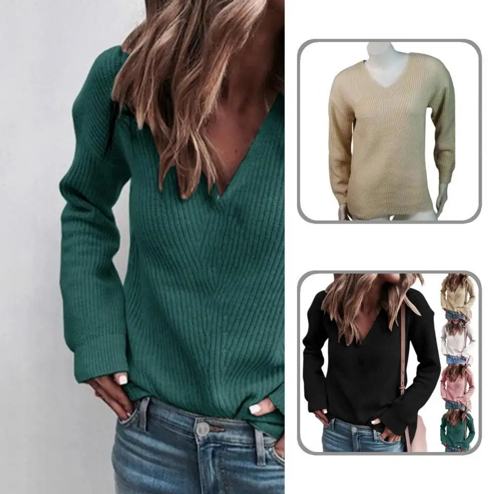 

Skin-friendly Classic Long Sleeve Thick Casual Sweater All-Match Autumn Sweater Casual for Work
