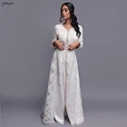 Женское свадебное платье It's yiiya, белое кружевное платье с длинным рукавом в винтажном стиле на лето 2019