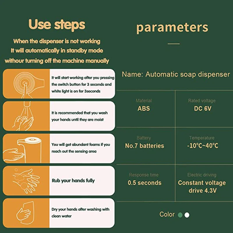 

550ml Touchless Automatic Soap Dispenser Xiomi Smart Foam Machine Infrared Sensor Foam Soap Dispenser Hand Sanitizer