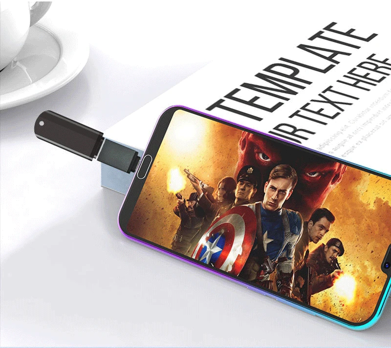 Новинка OTG Type-C/USB адаптер USB Type C для Xiaomi Huawei Samsung S9 Type-c к 3 0 | Мобильные телефоны и