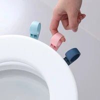 1pc portable toilet cover lifting device avoid touching toilet handle bathroom cartoon toilet seat lifters bathroom accessories