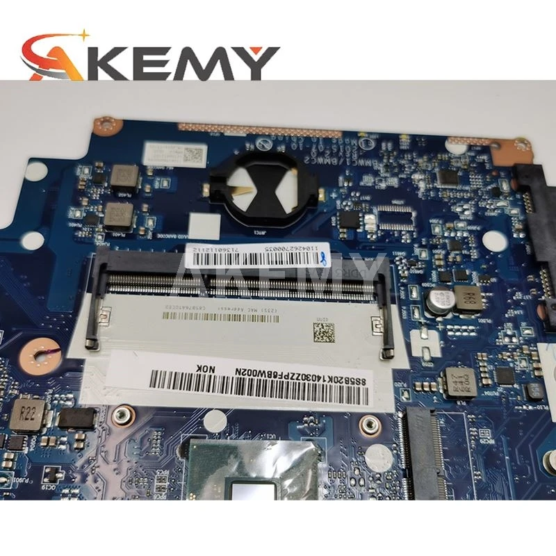 

Akemy 5B20L25733 For Lenovo Ideapad 300-15IBR N3060 Notebook Mainboard NM-A471 N16V-GM-B1 DDR3 Laptop motherboard