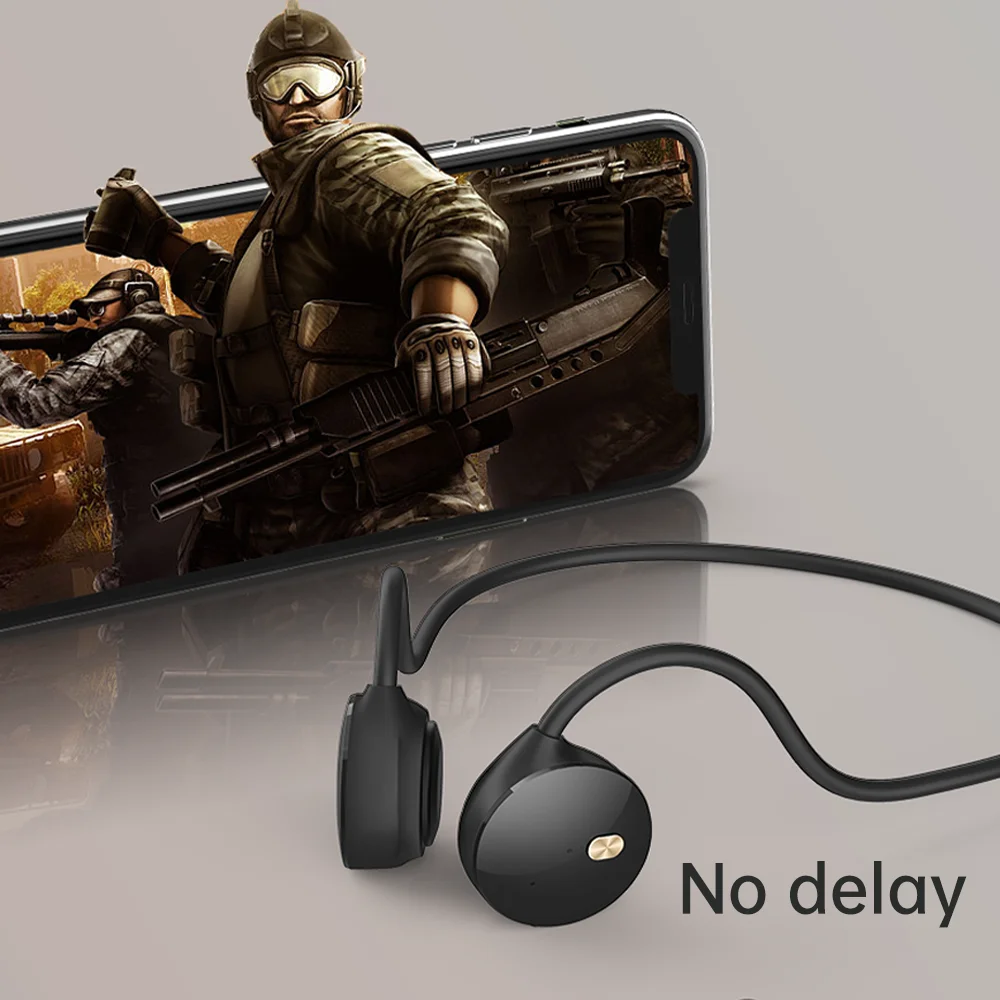for sony huawei xiaomi wireless bluetooth headphones bone conduction headsets sport outdoor earbuds running earphone with mic free global shipping