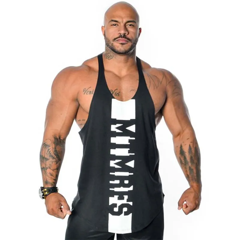 

2019 New Bodybuilding Tank top Gyms Fitness Sleeveless Shirt Sweat-absorbing and breathable vest Male Summer Singlet Undershirt