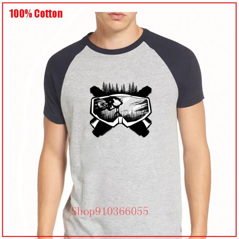 Горный велосипед езда на диких велосипедах эндуро bmx футболка открытом воздухе