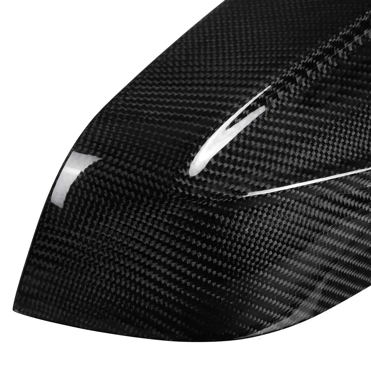 

Black/Real Carbon Fiber 2xCar Rear View Mirror Cover Cap Replacement For Tesla Model 3 2017 2018 2019 2020 Rearview Mirror Cover