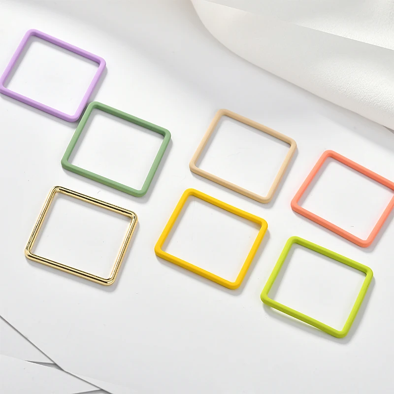 Весна макароны геометрический спрей кожа цвет квадратный алмаз ювелирный